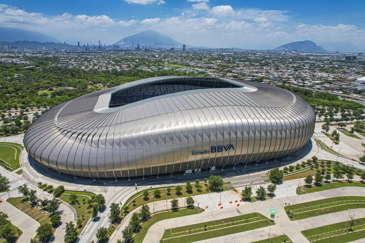 6月21日、チュニジア戦の会場となるエスタディオBBVA（メキシコ）　写真／Shutterstock