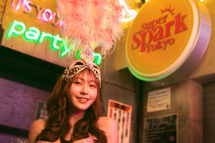 店舗入り口で1枚