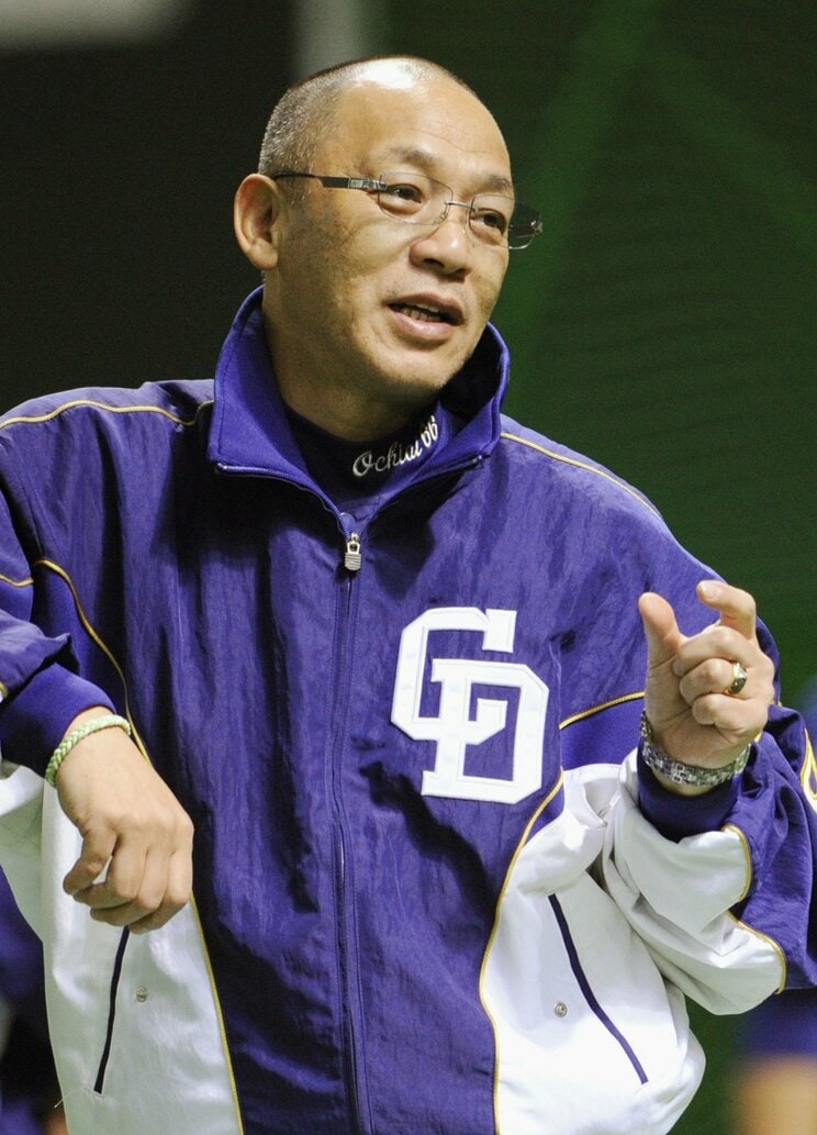 落合監督（写真／共同通信社）