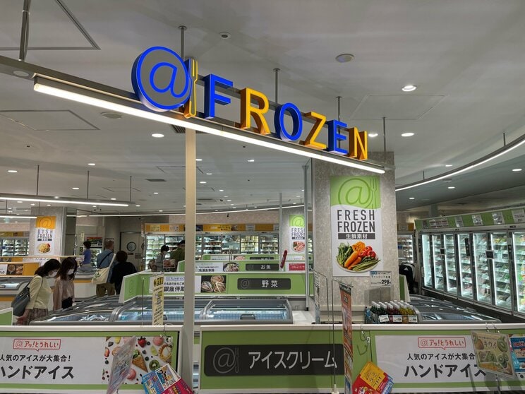 イオンリテールの「@FROZEN」（千葉県浦安市・書籍より引用）