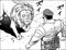 「ボルボのアフリカ･サバイバルの巻」（ジャンプ・コミックス第93巻収録）より。百獣の王をもビビらせる「圧」がハンパない！