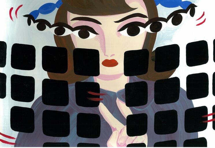 イラストレーター・中村桃子による連載挿絵