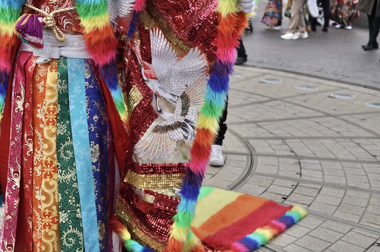 リーゼント込みで50万円、龍を入れて60万円、幟(のぼり)を入れて80万円、北九州市二十歳の記念式典は今年もド派手だった_14