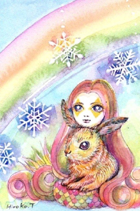 浩子容疑者が書いたイラスト(修容疑者SNSより)