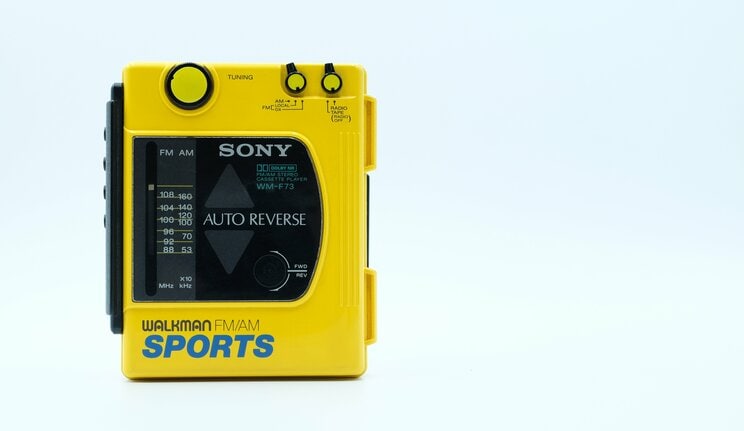 SONYのウォークマン　写真／Shutterstock