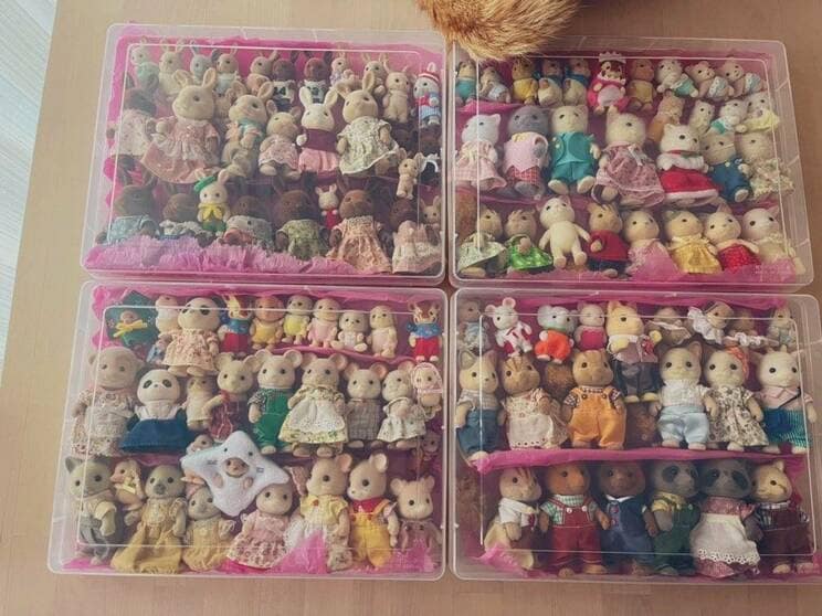 モモさんのシルバニアコレクション（写真／モモさん提供）