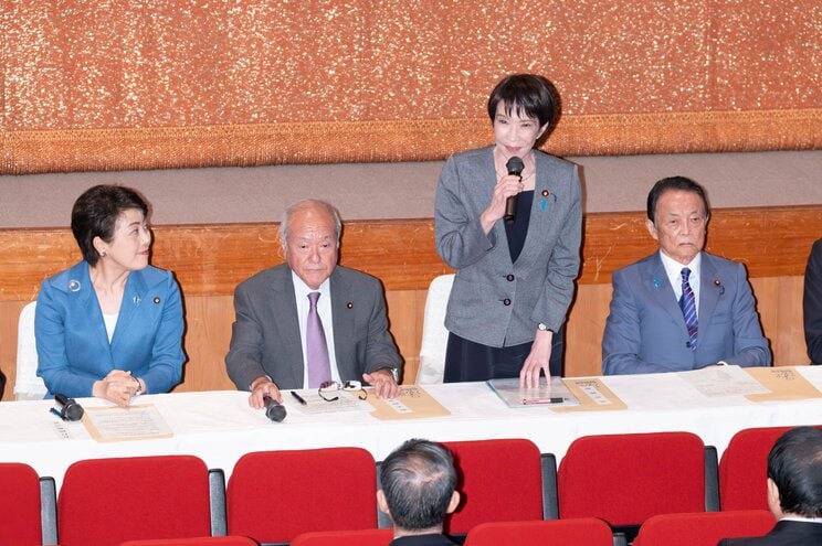 10月14日に行なわれた両院議員懇談会の様子（自民党広報Xより）