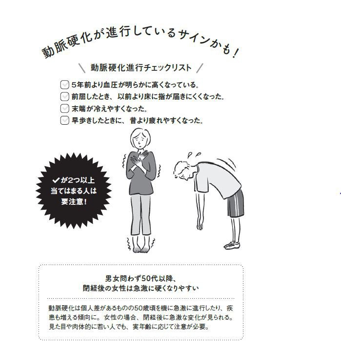 体が硬くなった人は動脈硬化が進んでいる?！　血圧と冷えだけじゃない。体の硬さは、血管の健康を守る重要なバロメーター_4