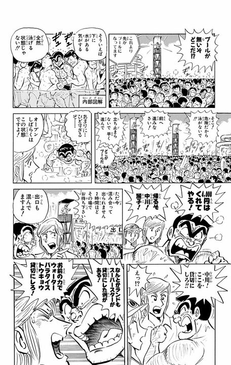 【こち亀】東京水没が現実に!?  水をテーマにしたアトラクション施設がオープンするも排水トラブルを起こした結果…_6