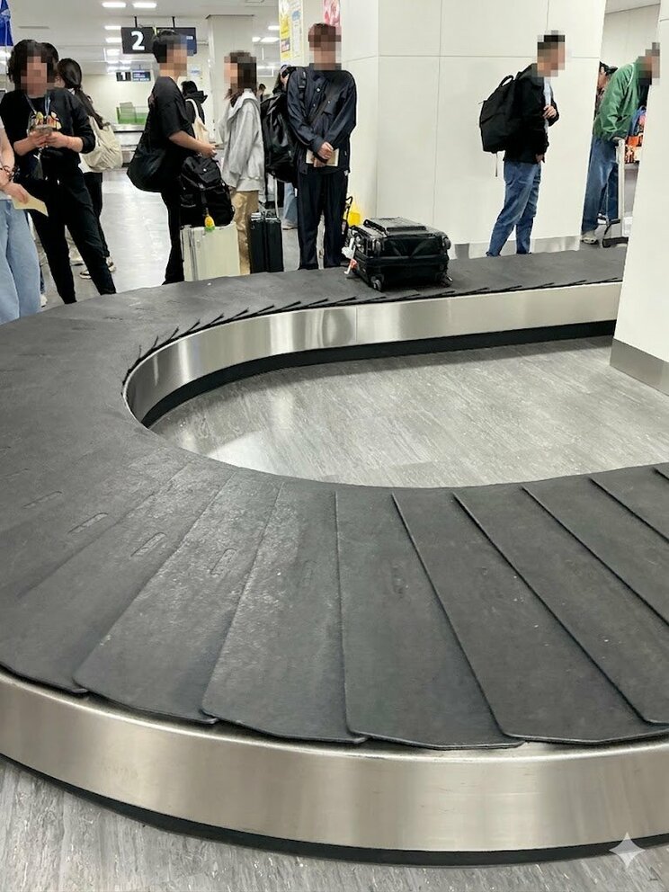 上級会員になると荷物も優先的に返される。写真は筆者のカバン