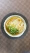 「山越うどん」名物の「釜玉うどん」（写真／集英社オンライン）