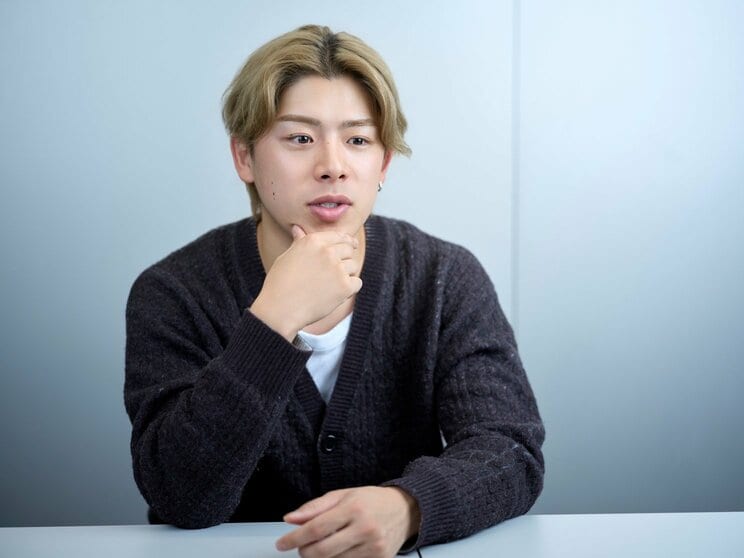 YouTubeに挑戦した当時の話をするこーくん（写真／廣瀬靖士）
