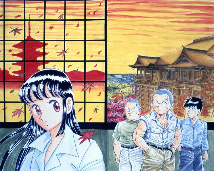 「古都の走馬灯の巻」より。カラー扉ページの原画を特別に公開しよう！