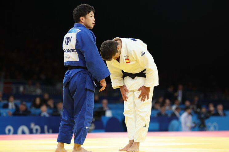 握手を拒否した永山選手　photo by JMPA