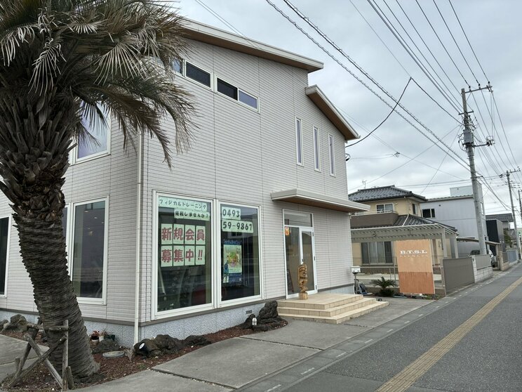 飯田さんの練習拠点「B.T.S.L FITNESS」（埼玉・東松山）