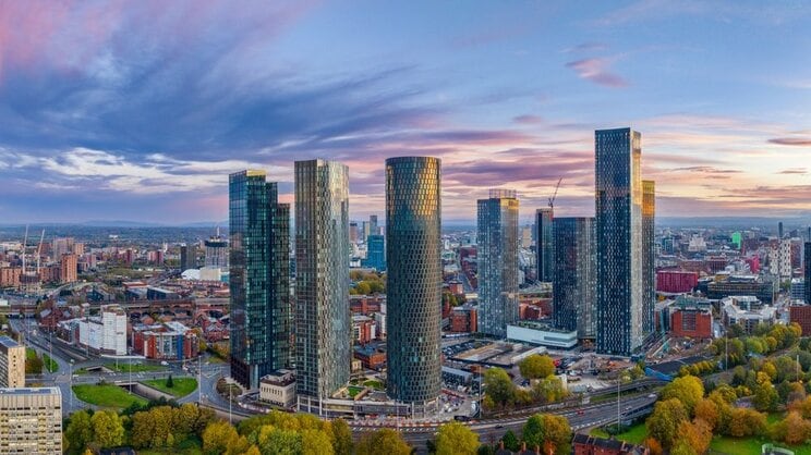 現在のイギリス・マンチェスター　写真／Shutterstock.