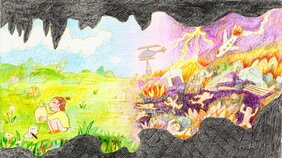 家族を殺すか、人類滅亡か!? 理不尽な怖さに心粟立ちながら、少女の強さに救われるホラー『ノック 終末の訪問者』【えいがの絵日記】