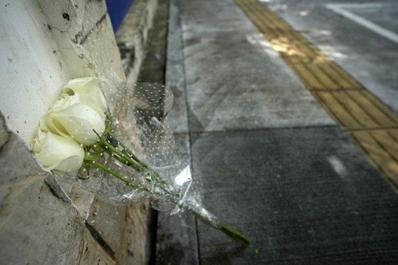 昨年9月中国南部・深圳で日本人学校に通う10歳男児が刃物で刺され死亡した事件のときも日本人バッシングが起きていた（写真／共同通信社）