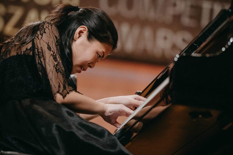 1次予選の進藤実優　　©Wojciech Grzedzinski /NIFC