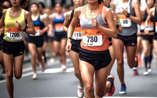 マラソンをする女性（写真はイメージです）
