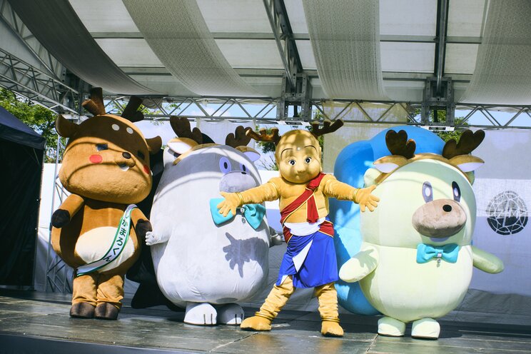 サプライズで登場したせんとくん
