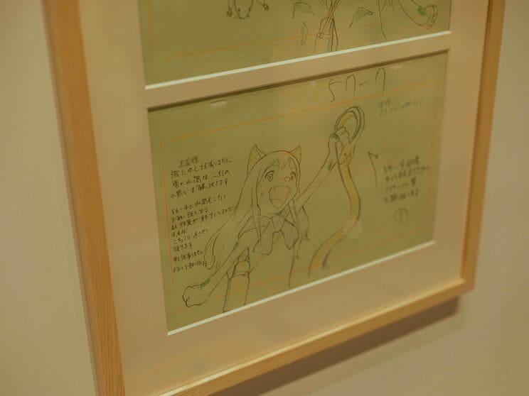 『おおかみこどもの雨と雪』の原画