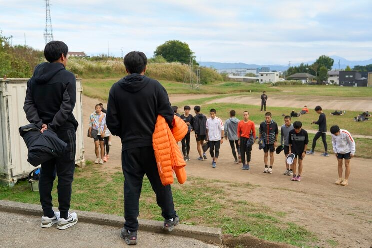 佐久長聖高校駅伝部の練習風景（写真／西邑泰和）