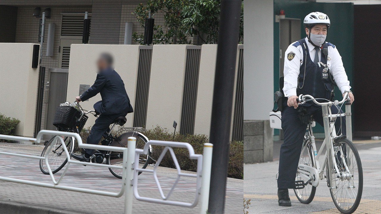 白い服 自転車 修羅場