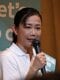 10月４日の告示日に出陣式であいさつする原澤敦美氏　撮影／集英社オンライン
