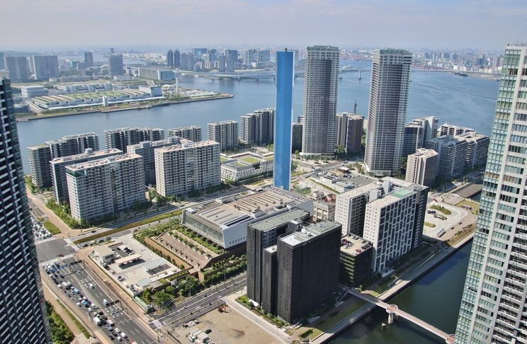 東京五輪の選手村跡地にある晴海フラッグ