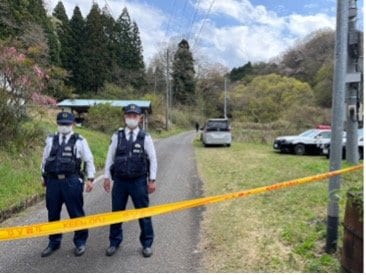 栃木県那須町、遺体発見現場(撮影/集英社オンライン)
