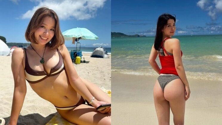 現在のSakuraさん。鍛え上げた美尻を披露