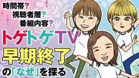 深夜枠からの昇格→打ち切り終了はなぜなくならない？ 福田麻貴×加納×サーヤを擁する『トゲトゲTV』も…鳴り物入りで昇格した番組が陥りがちな「枠移動」の盲点