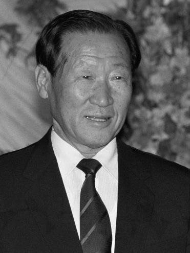 (画像1)　ソウルオリンピック招致に活躍した現代グループ創業者の鄭周永。写真／共同通信社／ユニフォトプレス