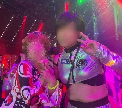 繁華街では“ともちゃん”と呼ばれていたＡさん（右）