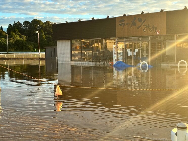 3度目の水害にあった店舗