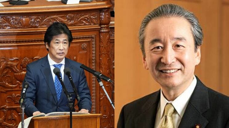 田村憲久元功労大臣と鴨下一郎元環境大臣