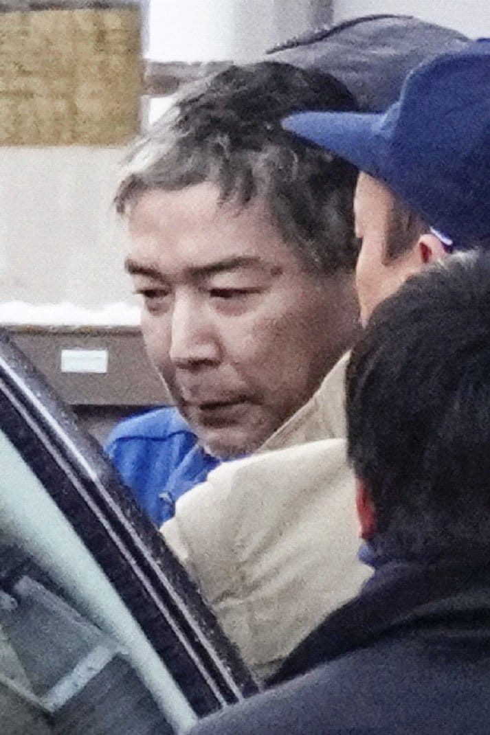 逮捕された矢口容疑者（写真／共同通信社）