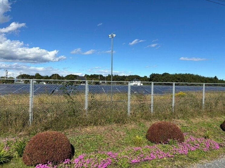 栃木県内にある太陽光発電所(撮影/集英社オンライン)