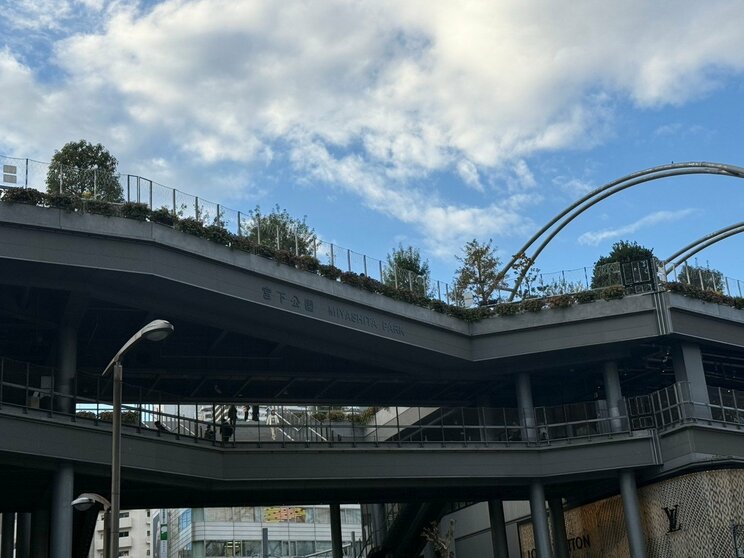 「MIYASHITA PARK」屋上。宮下公園の外観（撮影／集英社オンライン）