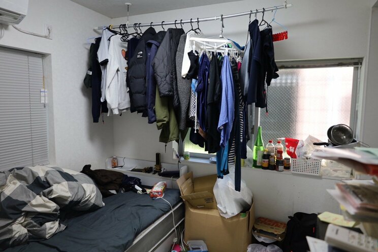谷本容疑者の部屋（撮影/集英社オンライン）