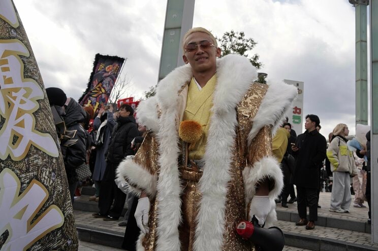 北九州市二十歳の記念式典にて　写真／篠原祐介