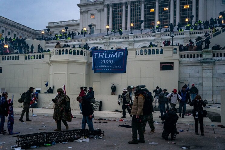 死者まで出た2021年の議会乱入事件 2021年1月6日 写真/shutterstock