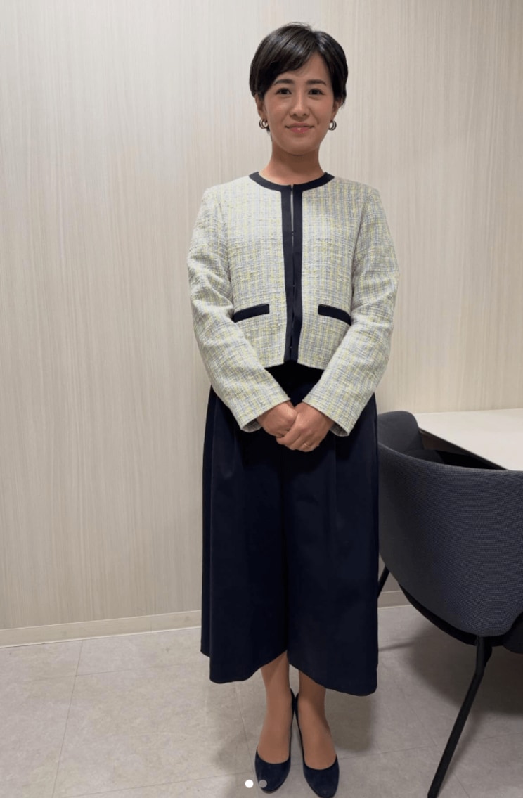 「温かい先輩やスタッフ、どんな時も寄り添ってくれた同僚など、多くの方々に支えていただいた幸せな17年間でした。フジテレビでの全ての出会いや経験は、私の一生の宝物です」と綴った椿原慶子アナウンサー（写真／本人Instagramより）