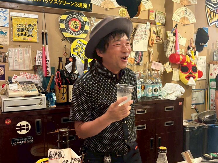 現在、自宅近所の串カツ屋さんで、不定期で、飲みイベントを開催しているという神波さん
