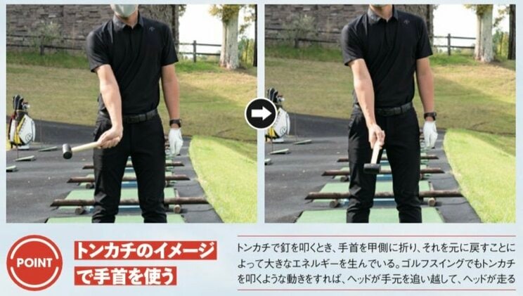 『効率のいい動きで曲げずに飛ばす! てらゆーのゴルフ飛距離アップ大全』より