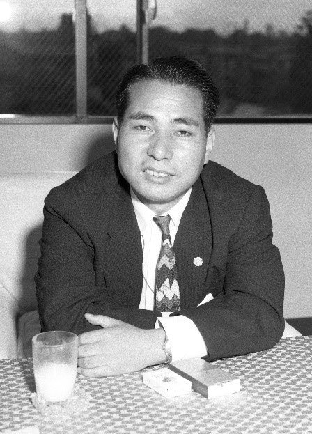 1962年に撮影された30代の頃の池田大作氏（撮影／共同通信社）