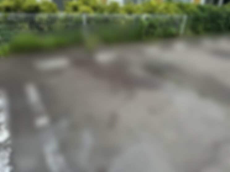 現場となった駐車場（撮影／集英社オンライン）