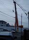 工事による騒音が続いたという（近隣住民提供）