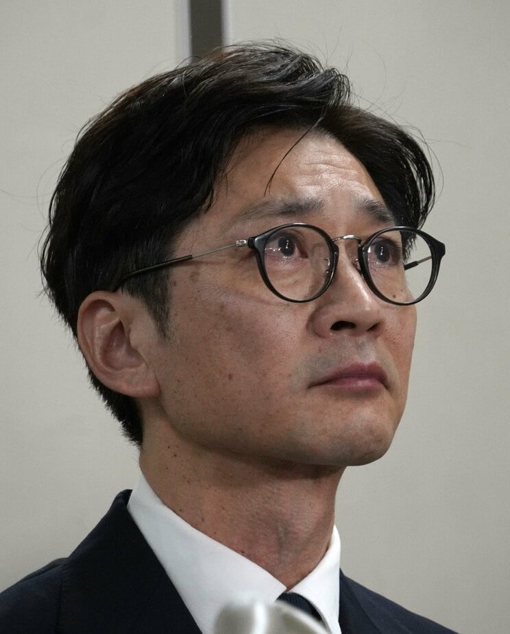 11月26日、会見をする国分太一（（撮影／集英社オンライン）